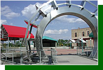 Town Square and Paddlewheel, Grand Forks
